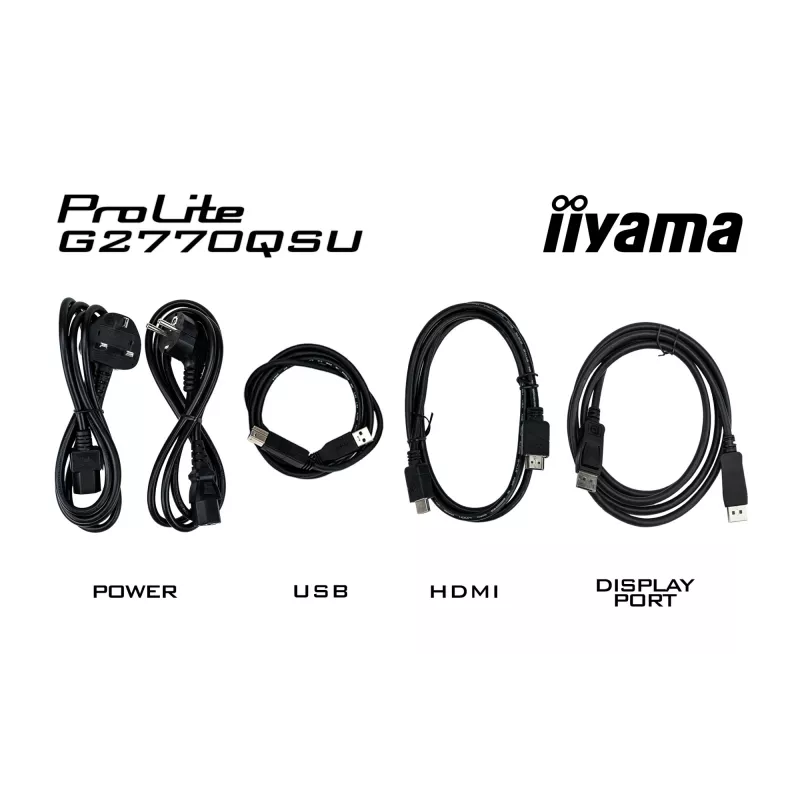 Monitor iiyama G-MASTER G2770QSU-B6 68,6 cm (27 pollici) 2560 x 1440 pixel Wide Quad HD LED nero