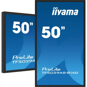 Monitor iiyama TF5039AS-B1AG 125,7 cm (49,5 pollici) 3840 x 2160 pixel 4K Ultra HD LED touchscreen nero