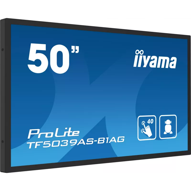 Monitor iiyama TF5039AS-B1AG 125,7 cm (49,5 pollici) 3840 x 2160 pixel 4K Ultra HD LED touchscreen nero