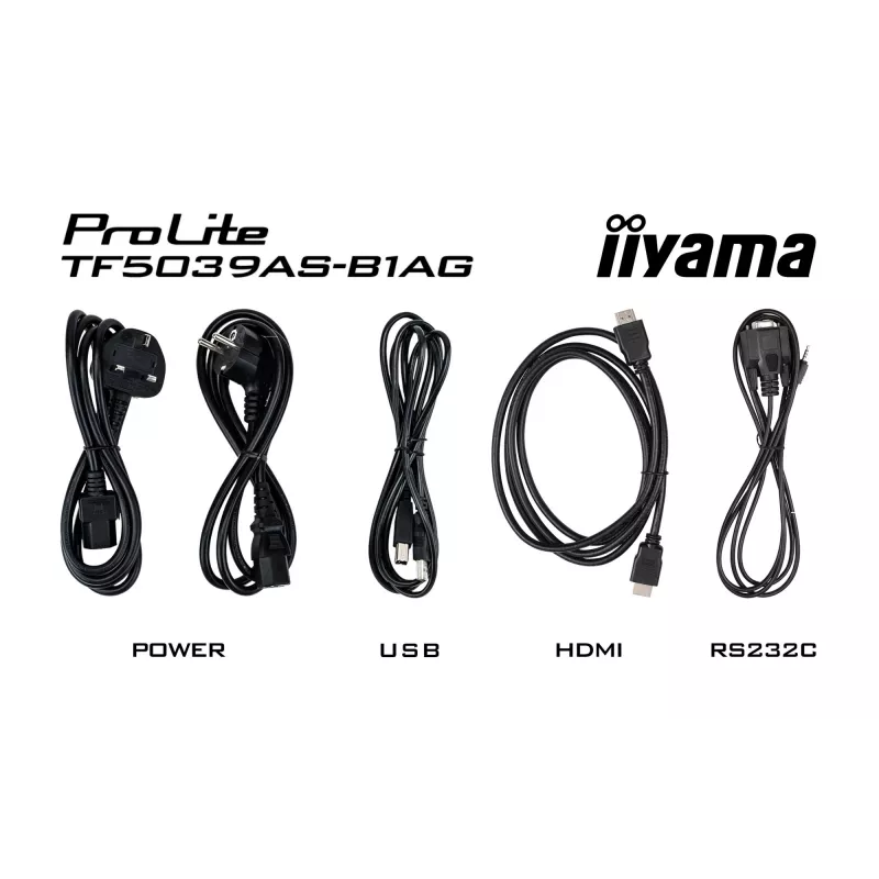 Monitor iiyama TF5039AS-B1AG 125,7 cm (49,5 pollici) 3840 x 2160 pixel 4K Ultra HD LED touchscreen nero