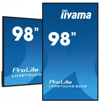 Schermo piatto digital signage iiyama LH9875UHS-B2AG 97,5 pollici LED 4K Ultra HD 3840 x 2160