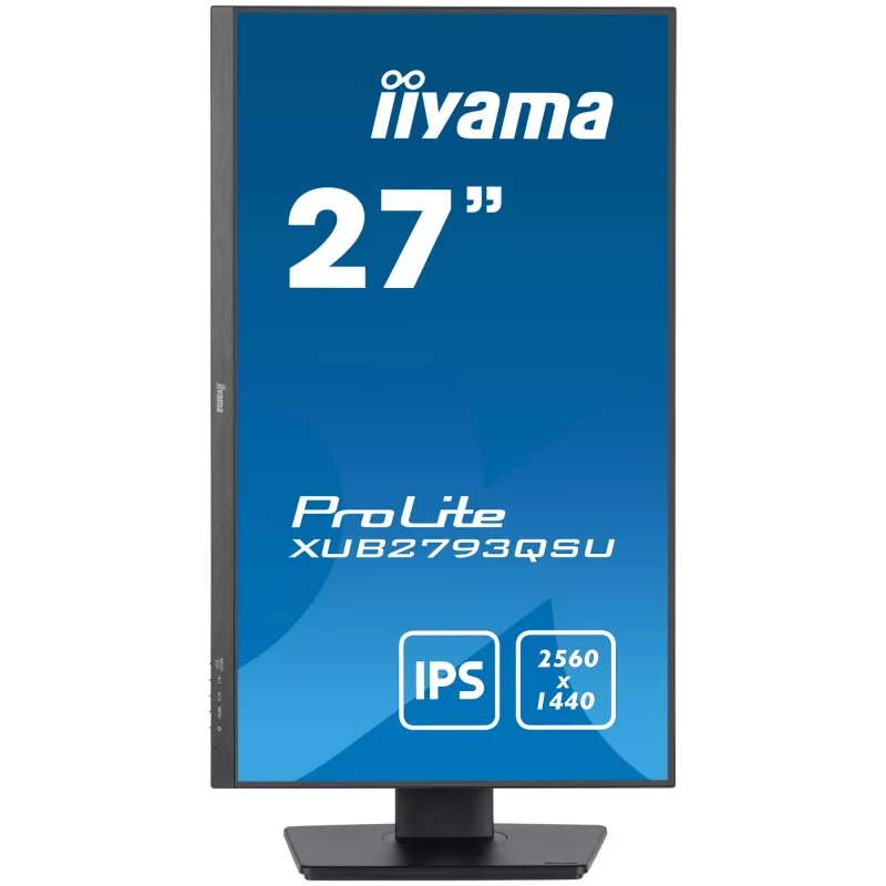 Monitor iiyama XUB2793QSU-B7 68,6 cm (27 pollici) 2560 x 1440 pixel Quad HD LED nero