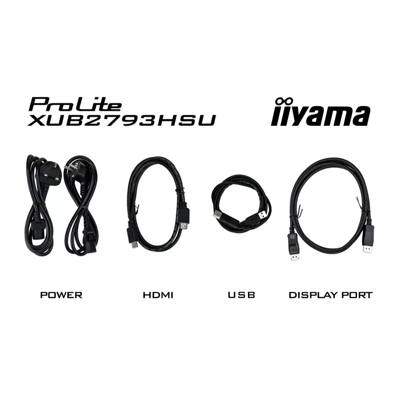 Monitor iiyama XUB2793QSU-B7 68,6 cm (27 pollici) 2560 x 1440 pixel Quad HD LED nero