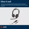 Cuffie HP Poly Blackwire 5220 stereo USB-C + connettore 3,5 mm + adattatore USB-C/A (confezione multipla)