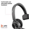Cuffie HP Poly Voyager 4310 USB-A + dongle BT700, wireless, ufficio/call center, 20 - 20000 Hz, 122 g, cuffie, nero