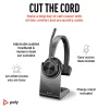 Cuffie HP Poly Voyager 4310 UC mono + adattatore BT700 USB-A + stazione di ricarica
