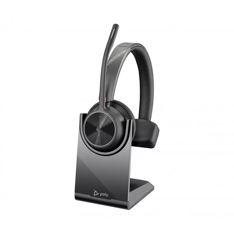 Cuffie HP Poly Voyager 4310 Microsoft Teams certificate + dongle BT700 + stazione di ricarica