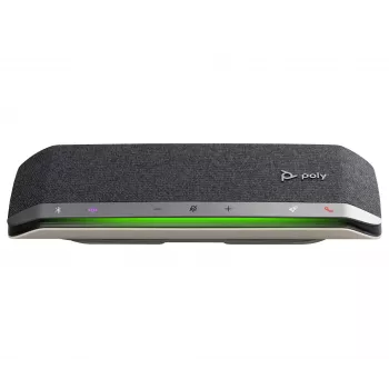 HP Poly Sync 40 speakerphone Microsoft Teams Certified, argento, Windows 10, Windows 11, MacOS, 30 h, RoHS, Federal Communications Commission (FCC), CE, 38 mm