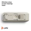 HP Poly Sync 40 speakerphone Microsoft Teams Certified, argento, Windows 10, Windows 11, MacOS, 30 h, RoHS, Federal Communications Commission (FCC), CE, 38 mm