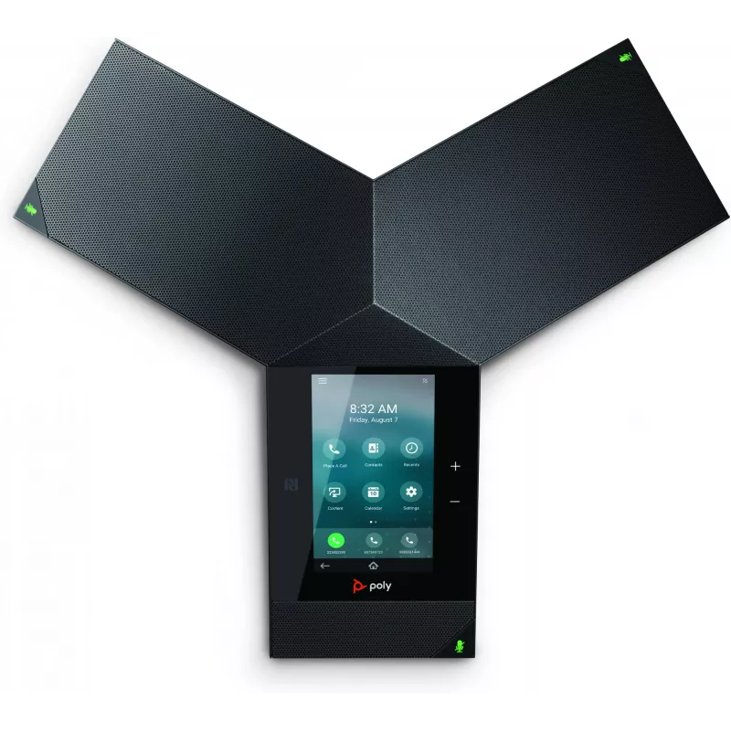 Telefono per conferenze IP POLY Trio 8800 PoE, display 5 pollici