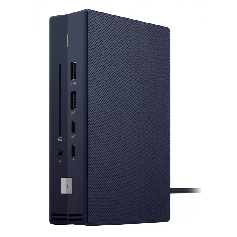 Docking station ASUS SimPro Dock 2 con cavo Thunderbolt 3 — HDMI 2.0, DP 1.4, VGA, 3x USB-A, host TB3, Gigabit Ethernet, blocco Kensington