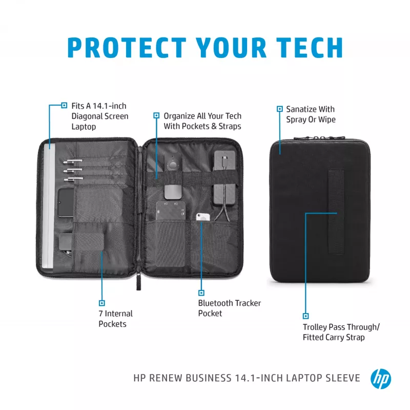 Custodia messenger HP Renew Business borsa per laptop 14,1 pollici