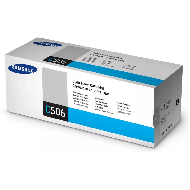 Cartuccia toner originale ciano Samsung CLT-C506L ad alto rendimento, 1 pz.