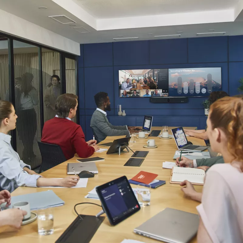 HP Poly Studio X72 video bar all-in-one senza modulo radio o cavo di alimentazione TAA