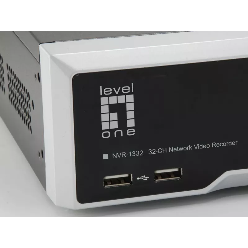 Videoregistratore di rete LevelOne NVR-1332 4 alloggiamenti H.265 32 canali 3840x2160