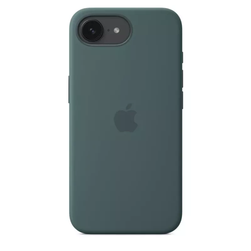 APPLE Custodia in silicone Apple iPhone 16e Lake Green