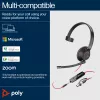 HP Poly Blackwire 5210 Cuffie monaurali USB-C + spina 3.5mm + adattatore USB-C/A (Bulk)
