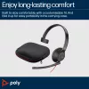 HP Poly Blackwire 5210 Cuffie monaurali USB-C + spina 3.5mm + adattatore USB-C/A (Bulk)
