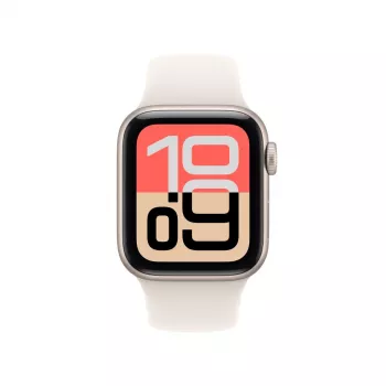APPLE Watch SE 3 GPS 40mm cassa in alluminio Starlight con cinturino sportivo S/M - Starlight