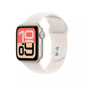 APPLE Watch SE 3 GPS + Cellular 40mm cassa in alluminio Starlight con cinturino sportivo Starlight M/L