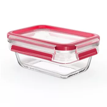 EMSA CLIP & CLOSE N10405 Scatola rettangolare 0,8 l trasparente, 1 pz.