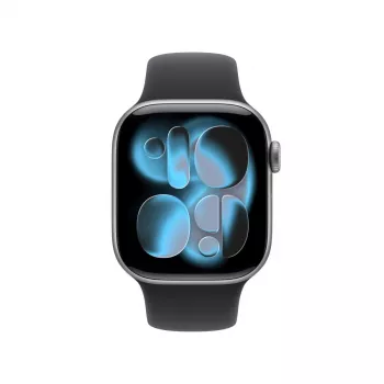 APPLE Watch Series 11 GPS + Cellular 42mm cassa in alluminio Space Grey con cinturino sportivo nero S/M
