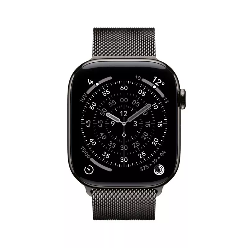 APPLE Watch Series 11 GPS + Cellular 46mm cassa in titanio ardesia con Milanese Loop ardesia M/L