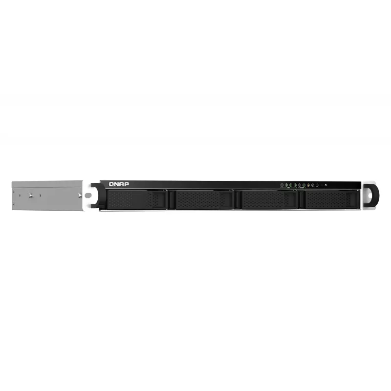 QNAP TS-464eU NAS Rack (1U) Intel® Celeron® N5095 8 GB DDR4 0 TB QNAP Turbo System alluminio, nero