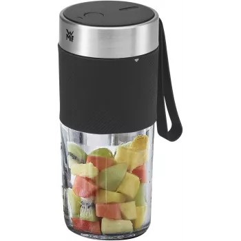 WMF KITCHENminis 0416700011 0,3 L Frullatore 50 W nero, acciaio inossidabile, trasparente