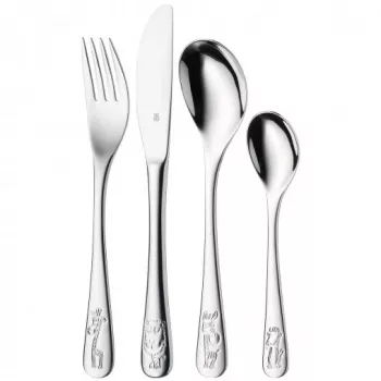 WMF 1280026040 Set posate 4 pezzi acciaio inossidabile