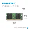 HP DDR4 - modulo - 32 GB - SO DIMM 260-PIN - 3200 MHz / PC4-25600
