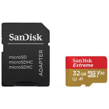 WESTERN DIGITAL SanDisk scheda micro SDHC Extreme, 32 GB, 100 MB/s, confezione da 2