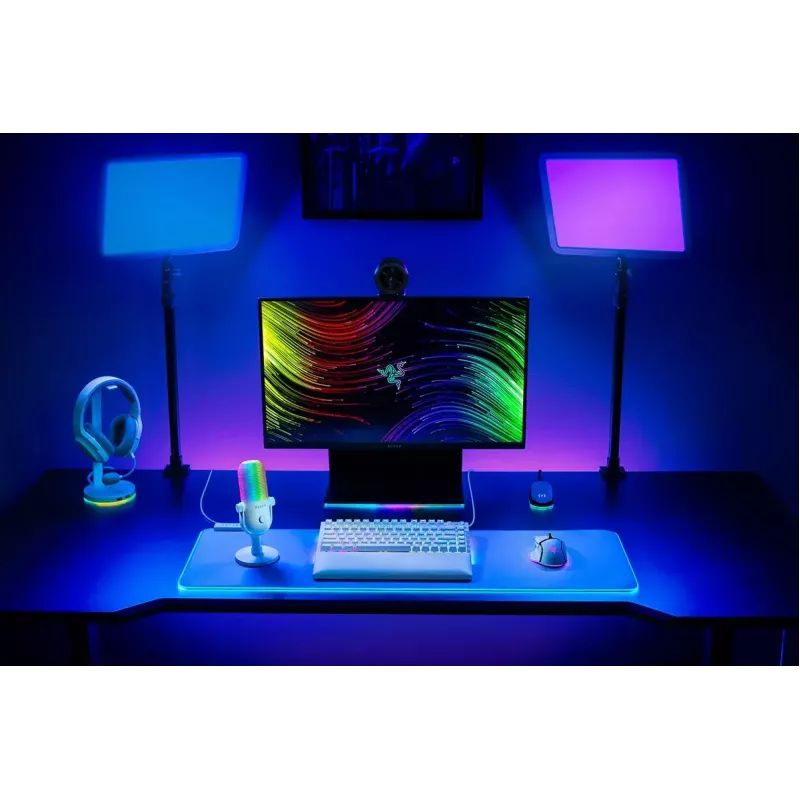 Microfono per PC Razer Seiren V3 Chroma White