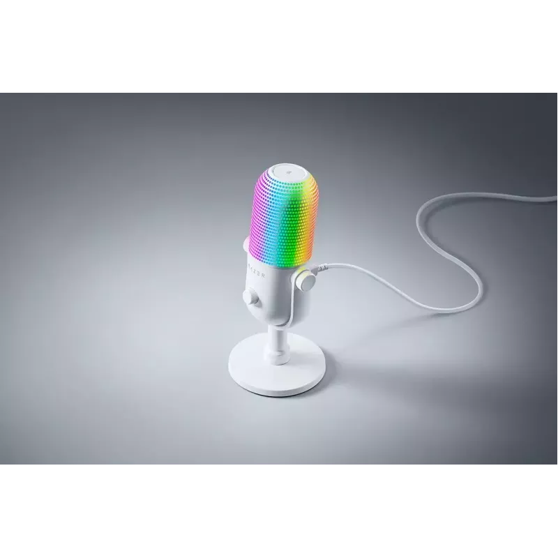 Microfono per PC Razer Seiren V3 Chroma White
