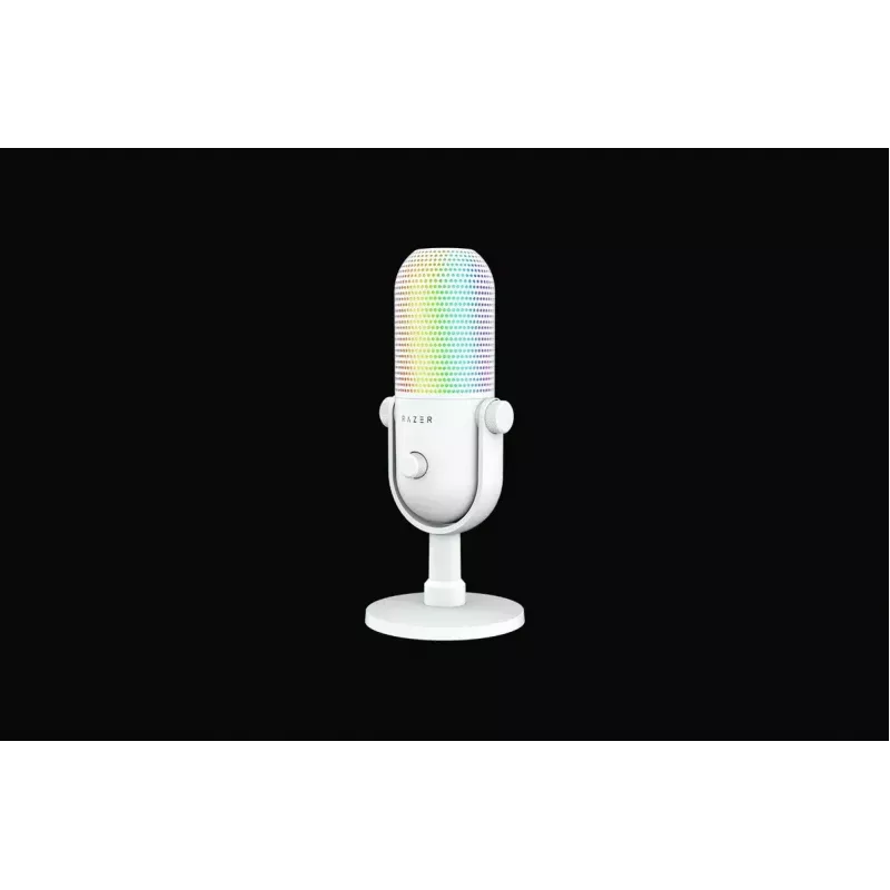 Microfono per PC Razer Seiren V3 Chroma White