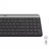 Logitech MK470 Tastiera e mouse wireless, Grafite, mouse incluso, QWERTY US, USB