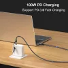 Equip 128432 Cavo USB USB 3.2 Gen 2x2 2 m USB A/USB C USB C Nero