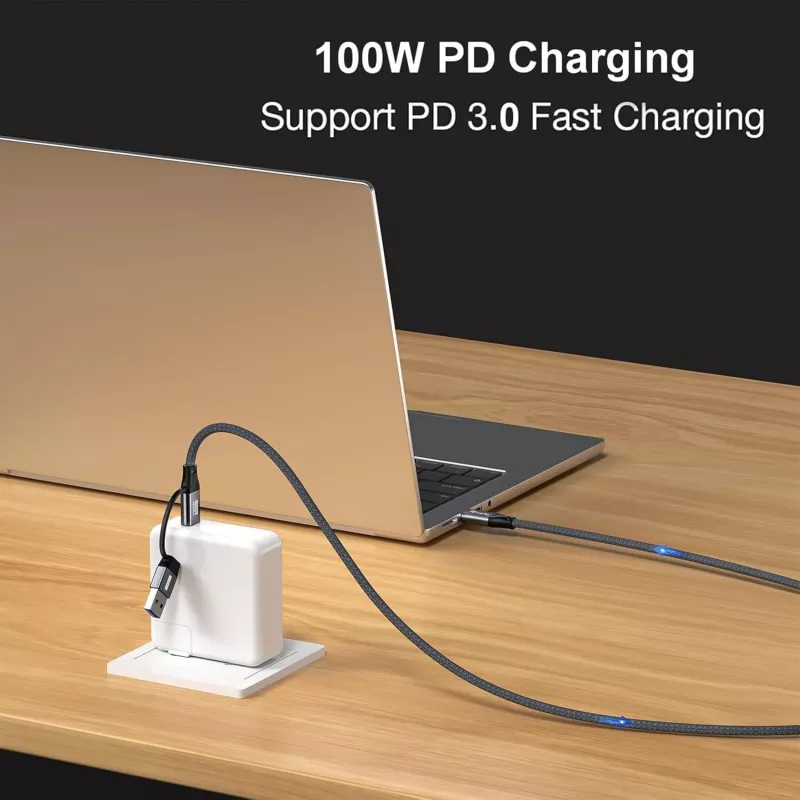 Equip 128432 Cavo USB USB 3.2 Gen 2x2 2 m USB A/USB C USB C Nero