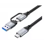 Equip 128433 Cavo USB USB 3.2 Gen 2x2 3 m USB A/USB C USB C Nero