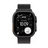 Smartwatch Apple Watch Ultra 3 GPS + Cellular 49mm cassa in titanio nero con cinturino Milanese Loop in titanio nero Medium