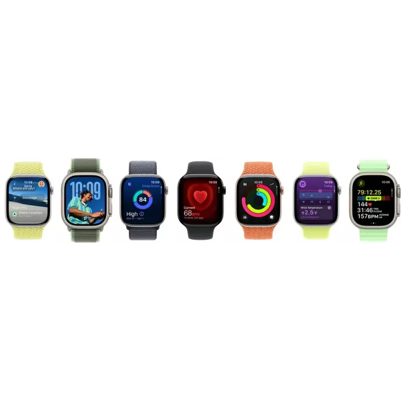 Smartwatch Apple Watch Ultra 3 GPS + Cellular 49mm cassa in titanio nero con cinturino Milanese Loop in titanio nero Medium