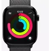 Smartwatch Apple Watch Ultra 3 GPS + Cellular 49mm cassa in titanio nero con cinturino Milanese Loop in titanio nero Medium