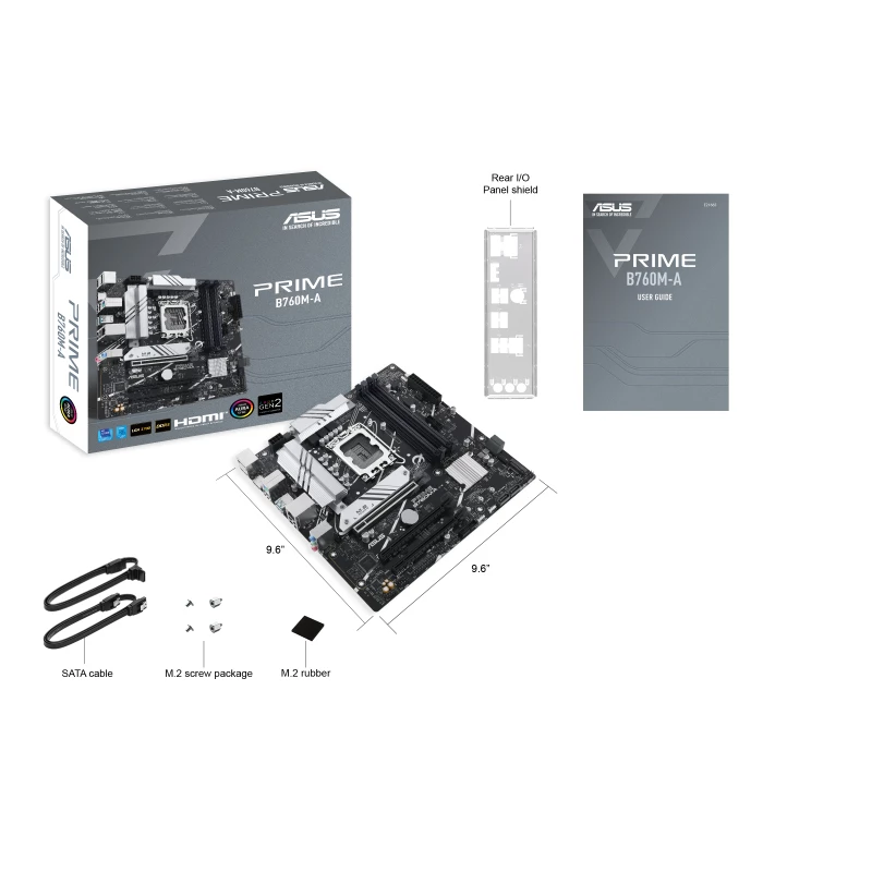 Scheda madre ASUS PRIME B760M-A-CSM Intel B760 LGA 1700 micro ATX