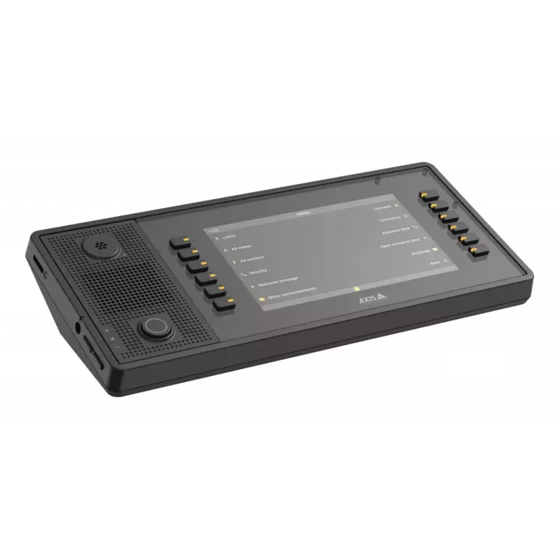 AXIS C6110 Console di paging di rete, display da 7 pollici 1024x600, SIP, nero