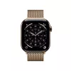 APPLE Watch Series 11 GPS + Cellular 42mm cassa in titanio oro con cinturino Milanese Loop oro