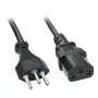 Lindy 30425 Cavo di alimentazione nero 0,7 m connettore femmina C13