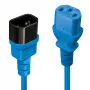 Lindy Cavo di prolunga IEC C13 1m, blu