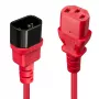 Lindy Cavo di prolunga IEC 1m, rosso