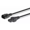 Lindy Cavo di alimentazione 2m IEC C14 a IEC C15 'Hot Condition', nero