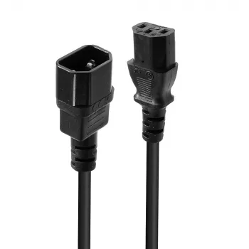 Lindy 0,5 m prolunga IEC, nero